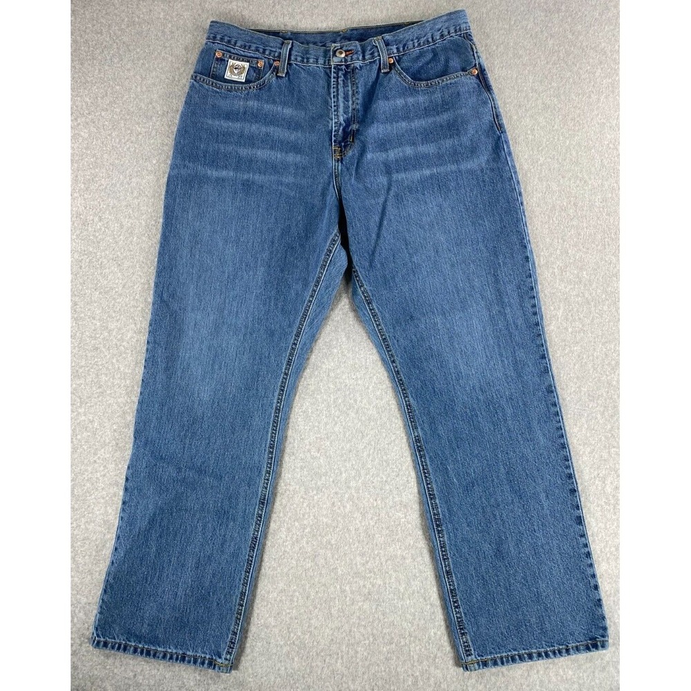 Cinch Men's Relaxed Straight Leg Blue Denim Jeans